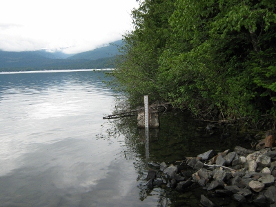 Priest Lake at outlet near Coolin, ID - USGS file photo