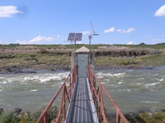 Snake River Gaging Station at Milner, ID -Hi Flow - USGS file photo