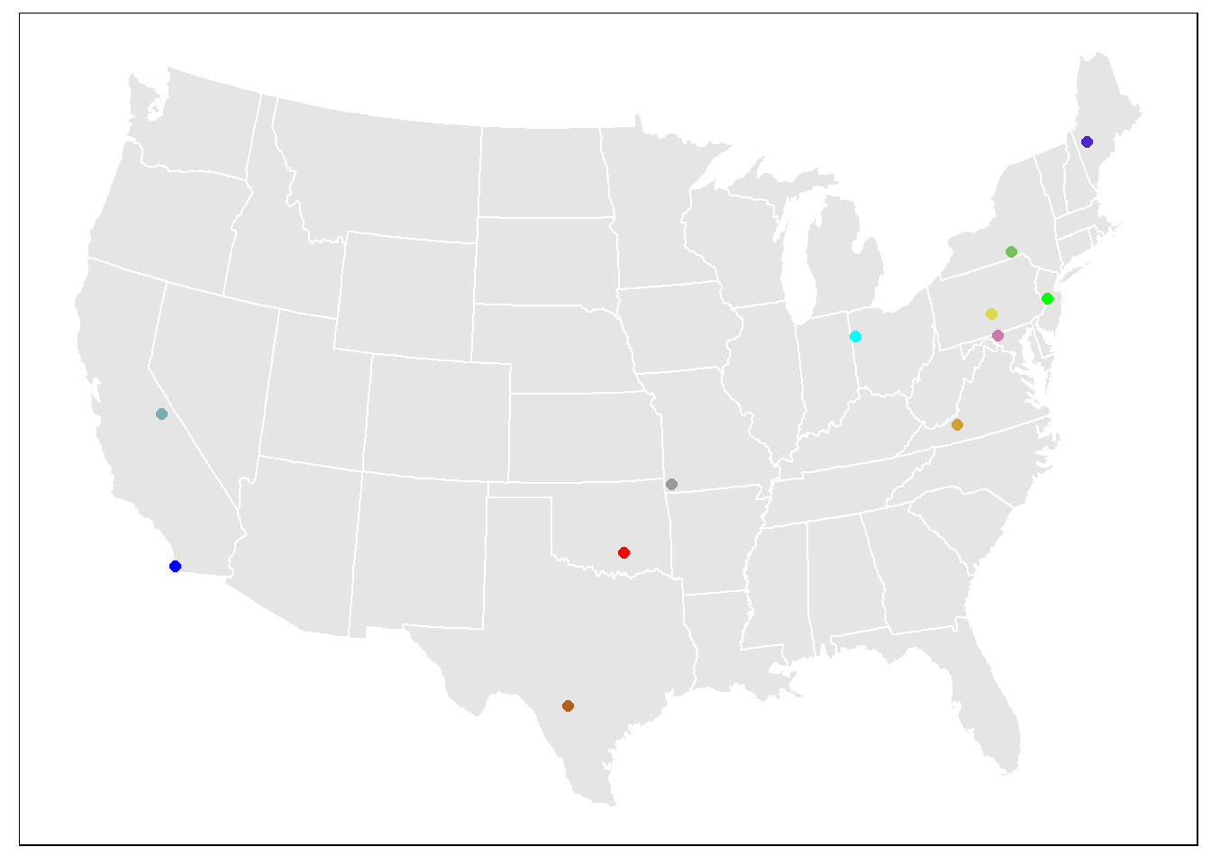 Initial map work