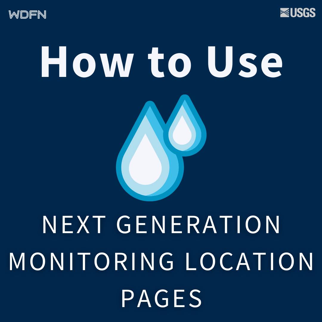 How to Use Next Generation Monitoring Location Pages