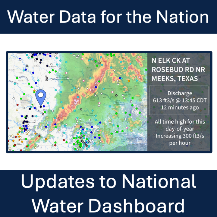 Updates and improvements to the National Water Dashboard