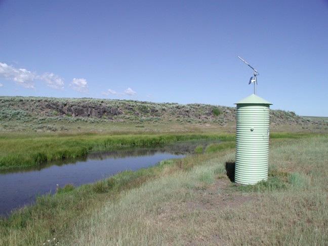Grays Lake outlet near Herman, ID - USGS file photo