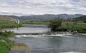 Portneuf River at Topaz, ID - USGS file photo